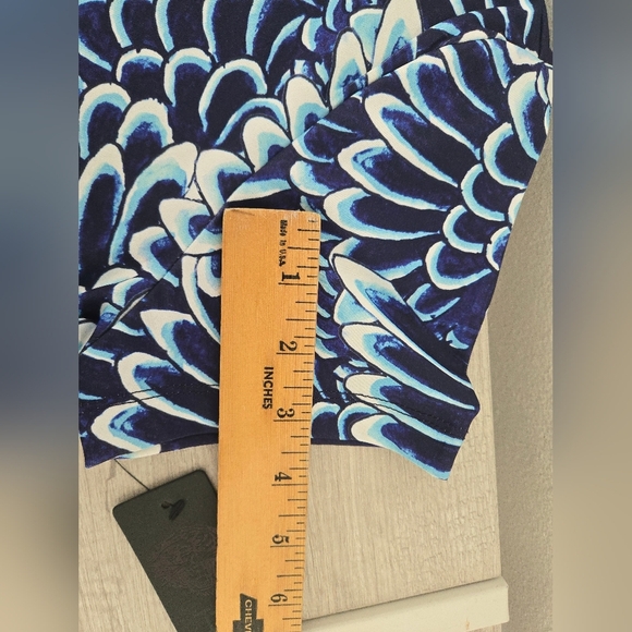 NWT Ed Hardy Blue Cropped Top Shirt Womens Size Large - Picture 7 of 7